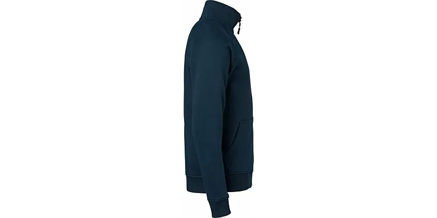 148 Sweatshirt met volledige rits, Unisex, marineblauw, 3XL
