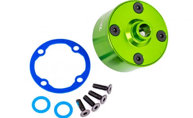 Alu Drager, diff. Groen voor Sledge - TRX9581G