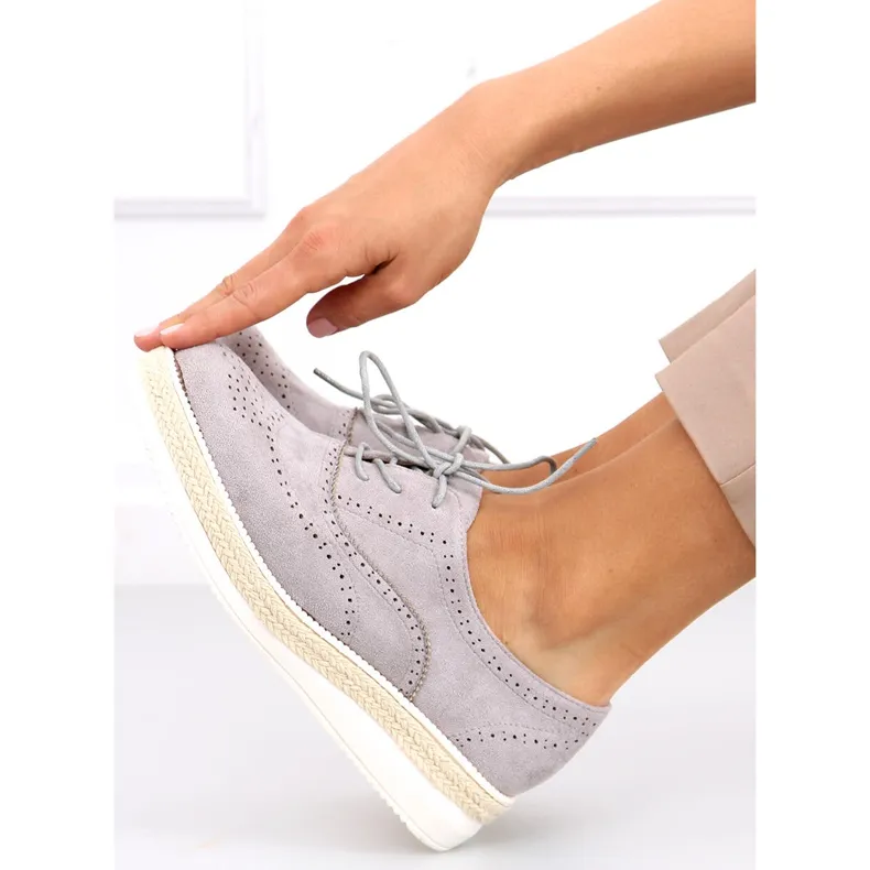 Damesschoenen espadrilles Apia Grijs