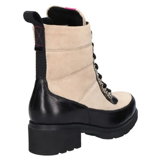 DUREA 9788 VETERBOOT BEIGEZWART SUEDE