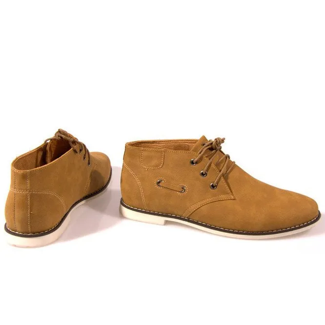 Hoge Laarzen Vastgebonden DS900 Camel bruin