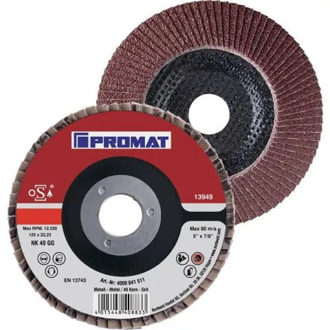 PROMAT LAMELLENSLIJPSCHIJF  125MM  K80  4000841513