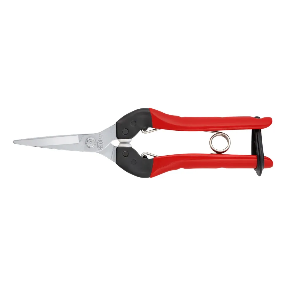 STEKSCHAAR  OOGSTSCHAAR FELCO 322, RECHTE LANGE BEK, LENGTE 190 MM