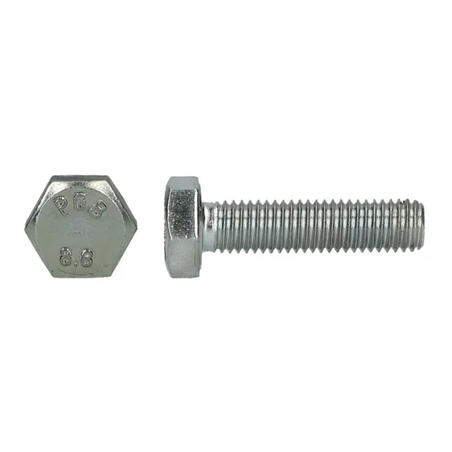 Zeskanttapbout/zeskantbout voldraad 8.8 DIN 933 M 8x110 Zn